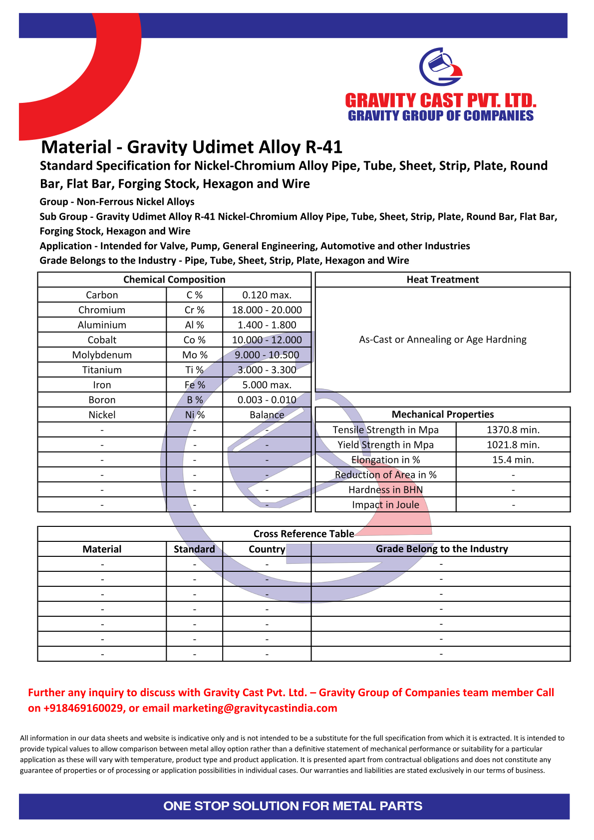 Gravity Udimet Alloy R-41.pdf